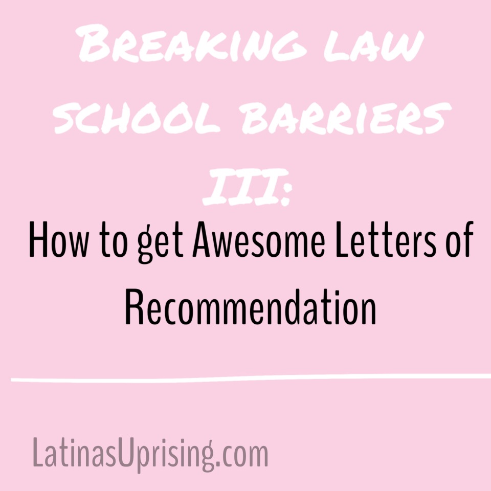 how to get good letters of recommendation for law school